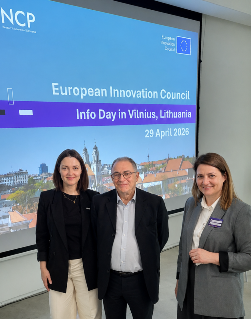 Stéphane Ouaki, Head of EIC Department at the European Innovation Council and SMEs Executive Agency participated in the EIC Info Day in Vilnius event.
